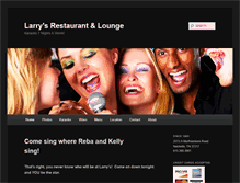 Tablet Screenshot of larryskaraokebar.com